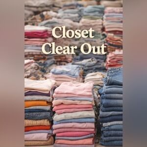 7) 1)Closet Clearout